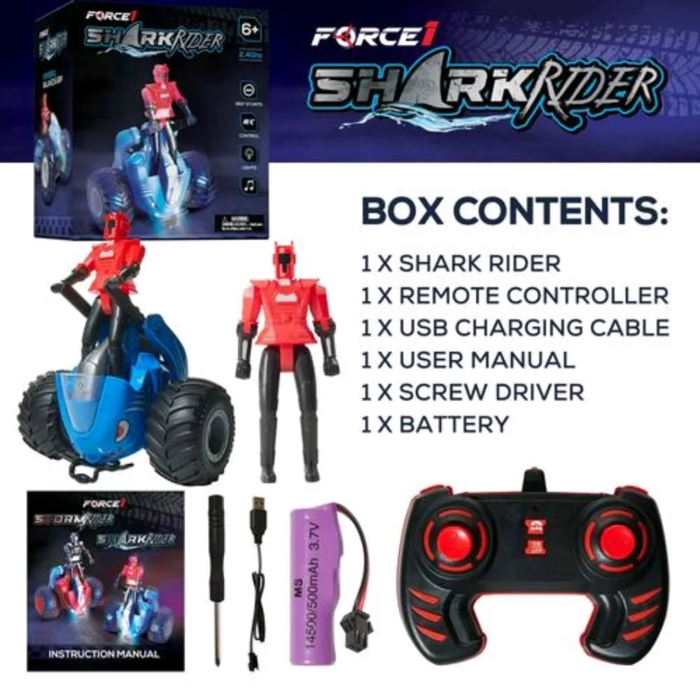 SALE **BRAND NEW ** STEM  Remote Control Robot Vehicle Monster SHOCK Rider